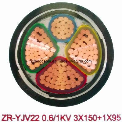 Zr-Yjv 0.6/1kv/Flame Resistance Halogen-Free XLPE Electrical Power Wire Cable