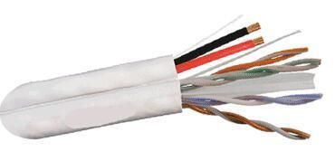 UTP CAT6 with 2DC Power Wire for CCTV Camera system