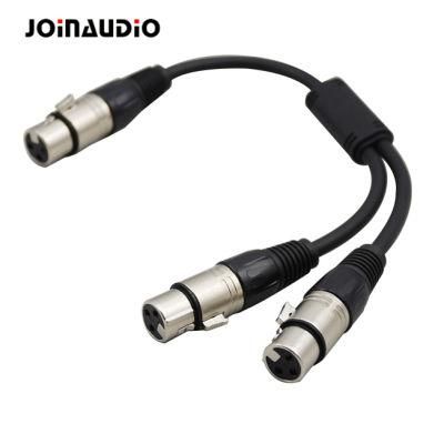 Audio Cable Y Cable XLR Female to 2 XLR Female Cable Splitter (F-2F)