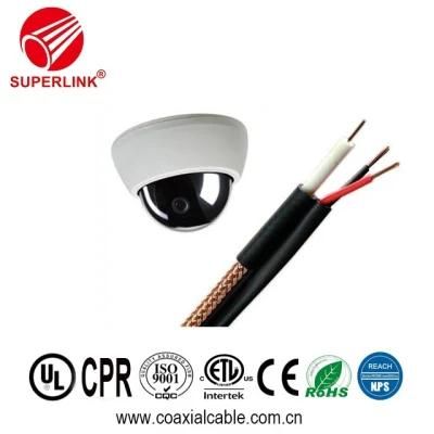 Oxygen-Free Copper Double-Net Four-Shielded Round Radio Frequency Coaxial Cable Sywv75-5 Closed Circuit HD TV Cable 100 Meters