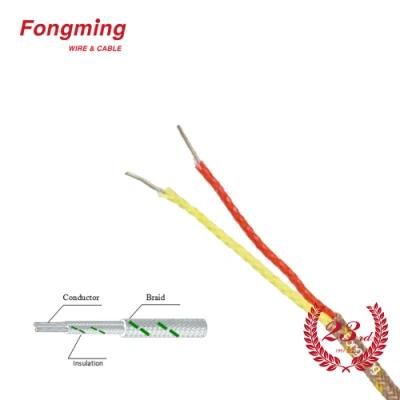 K Type Mica Insulated Fiberglass Braid Extension Wire