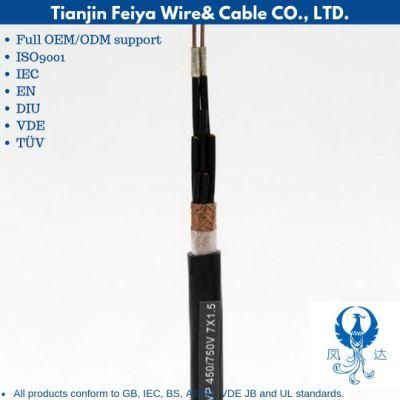 Liycy Kyjvp Copper Core XLPE Insulation PVC Sheathed Cu-Wire Braid Screening Control Electric Wire