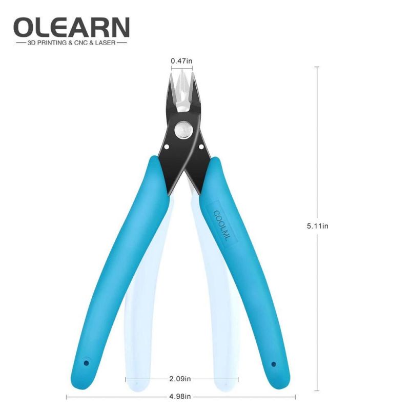 Olearn Micro Wire Cutter Durable Diagonal Cutters for Electronics Repair, Jewelry Crafting, Model Building and DIY Cutting Pliers
