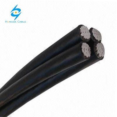 4*25 ABC Aluminum Cable Insulated Overhead Cable Service Cable