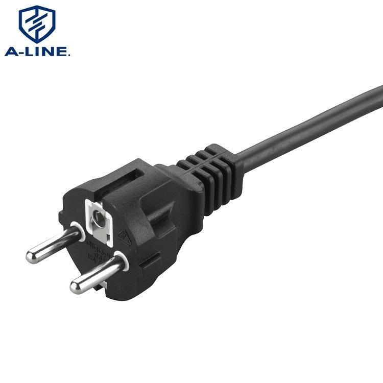 VDE Approved 3 Pins Straight AC Power Cord with C5 Connector