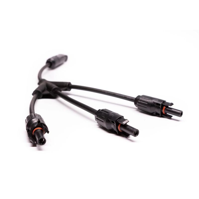 Solar Panel 3 to 1 4mm 6mm PV Cable Mc4 Connector Y Splitter
