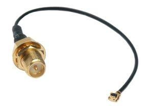 Coaxial Cable RP SMA Female to Ipex Connector Assembly 1.37