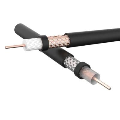 Al Braided RG6 75 100 Ohm Coaxial Cable for Antenna or Communication