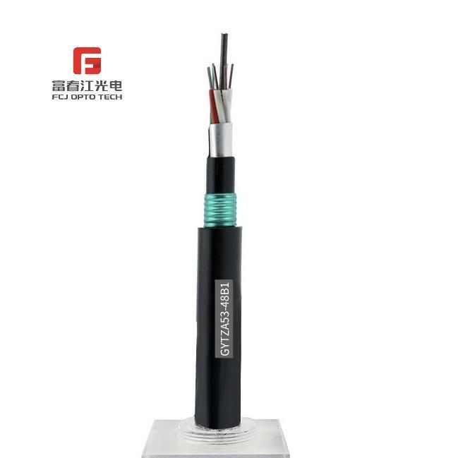 Gytza Outer Fiber Optic Cable with Layer Filling Loose Tube and Aluminium PE Sheath and Flame-Retardant