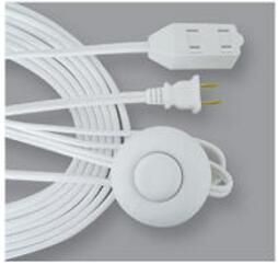 UL Listed Foot Switch Indoor Extension Cord