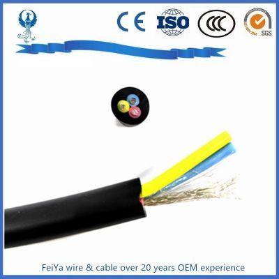 H05VV-F Silicon Rubber Insulation 2X2.5 mm2 Electrical Cable