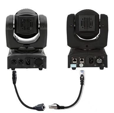 RJ45 Female to XLR 3pin 5pin Female DMX512 Lights Signal Cable RJ45 to Dual XLR Male Female Y Splitter Adapter
