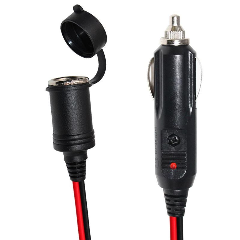 Automobile 24 V DC 5.5 2.1mm Power Extension Cable Cigarette Lighter Socket Conversion Cable