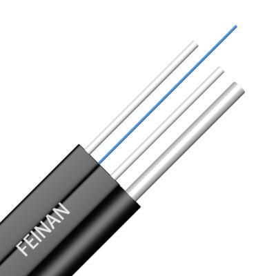 Factory Price All Dielectric 1/2/4 Cores Fibers Drop (GJYXFCH) FTTH Fiber Optic Cable