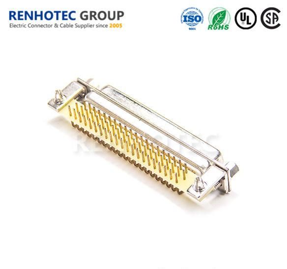 90 Degree Female 62 Pin D Sub Connector Manufacturers