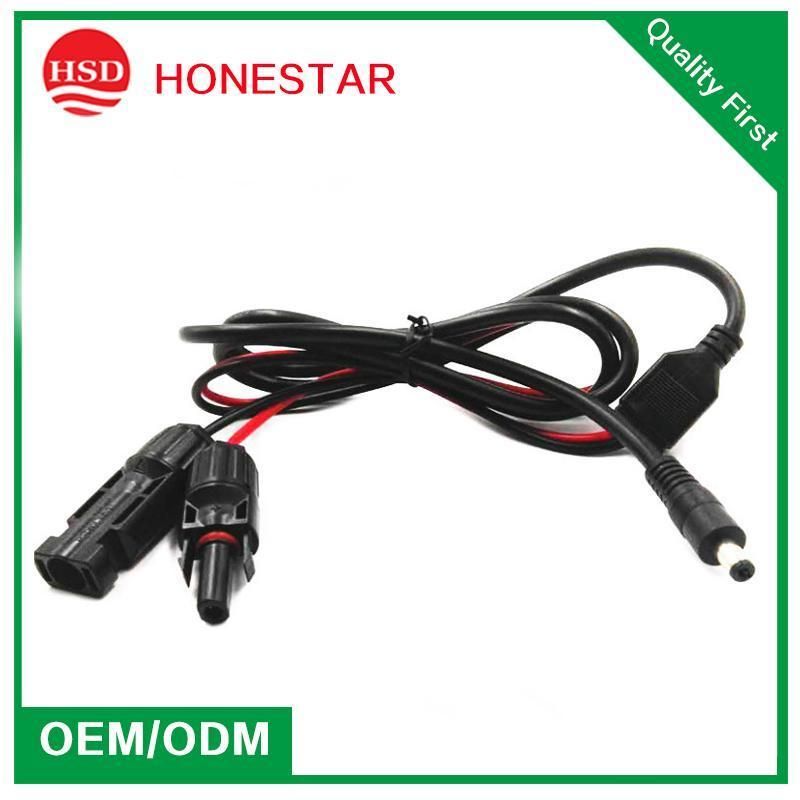 Cable Adapter Solar Connector to DC5521 for Light Energy Electric Board 2464 Black 16AWG Wire