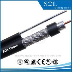 CCTV CATV Satellite Messengered (1.63CCS/CU) Coaxial Cable RG11