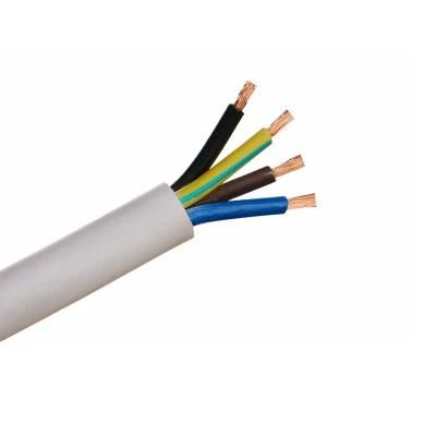 PVC Cable 4 Cores 1.0mm 1.5mm 2.5mm Flexible Multi Conductor Electrical Cable