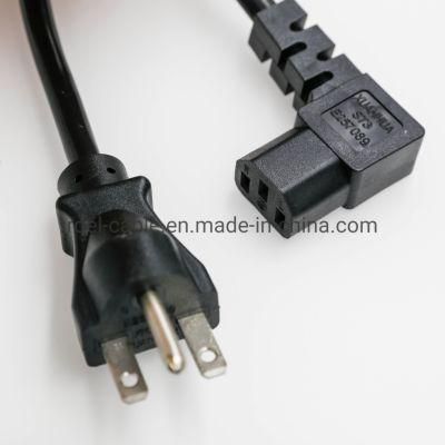 NEMA 6-15p to Angle Left C13 20A Power Cords ETL UL