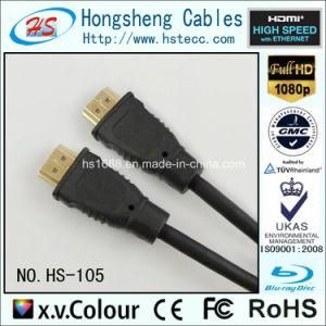 High Speed Cable 3 D Gold Plated HDMI