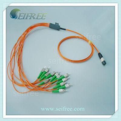 MPO-FC 12 Cores Fiber Optic Patch Cord Cable
