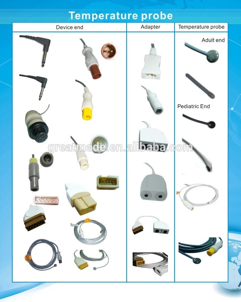 Temperature Probe Adapter Cable Compatible With GE