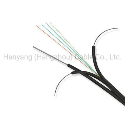 Fiber Optical Cable FTTH Single Mode G652A G652D G657A1 LSZH Jacket 3 Steel Wire Network Distribution Box
