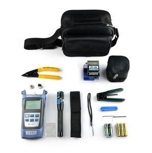 FTTH Fiber Optic Tool Kit with Optical Power Meter and Visual Fault Locator and Fiber Cleaver
