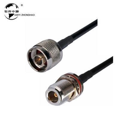 Factory Price 50ohm N Type to SMA Connector LMR 400 Low Loss Coaxial Cable