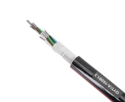 Outdoor Aluminum Armored Steel Wire Cable Duct Network Fiber Optic Cable for 5g Communication Gytza