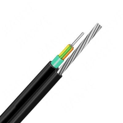 Outdoor GYTC8S 8 24 48 Core Self-Supporting Aerial Fiber Optic Cable