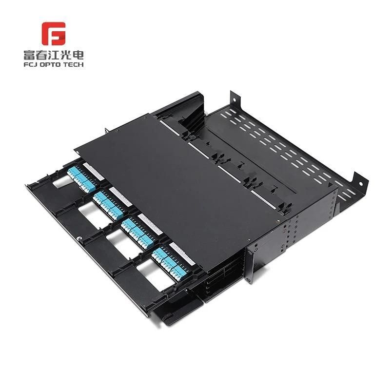 Cassette Type Fiber Optic Coupler 1X8 PLC Splitter Lgx ABS Box Module Inserted with Sc/Ap Fiber Optic Cassette Type PLC Splitter