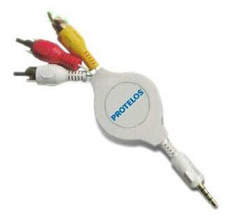 Retractable AV Cable for Ipod
