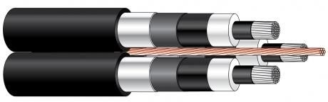 BS 6622 Single Core Unarmoured (Copper Wire Screen) 33kv XLPE Stranded Copper Conductors
