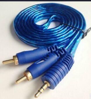 Audio Video Cable RCA Cable 3.5mm Stereo to 2RCA Cable