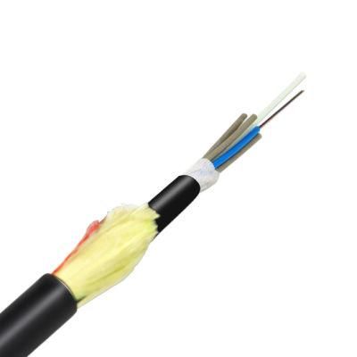 Wood Drum Loose Tube G652D Optical Outdoor Self-Support Steel Wire ADSS Optic Fiber Cable