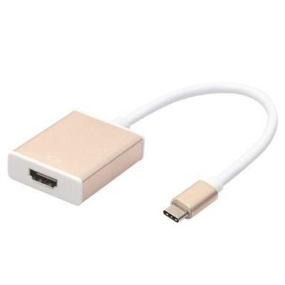 Type C Male to HDMI UHD Adapter Female Adapter Cable Converter Metal (C-HDMI-03A)