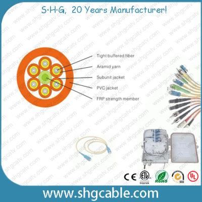 Factory Price Low Cost 12/24/36/48/60/72/84/96/108/120/144 Fiber Multi Purpose Break out Fiber Optic Cable