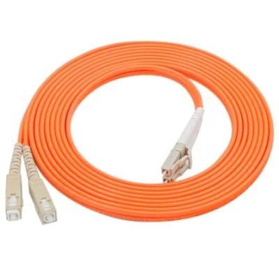 Multimode Duplex Om1 Om2 Sc Upc to LC Upc Fiber Optic Patch Cord