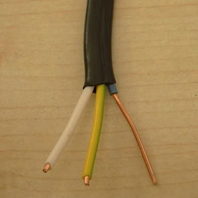 PVC Insulated Building Wire Electric Wire Flat 2X2.5+1.5 Twin Wire