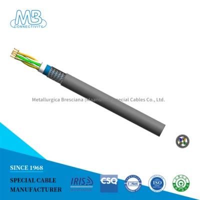 Lower Gas Emission and Smoke Opacity Electrical Cable for High-Speed Rail and Subway
