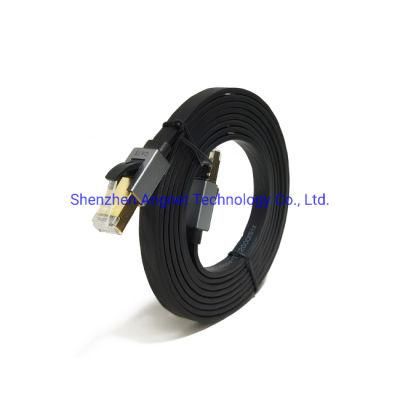 High Quality Cat 8 LAN Flat Bare Copper Netzwerkkabel Cat 8 U/FTP Flat Cable