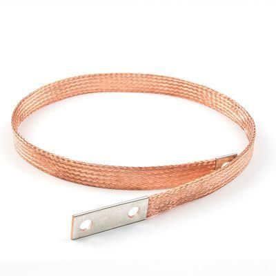 Stocking Flat Flexible Tinned Copper Braid Jumper Tin-Plating Flexible Copper Link