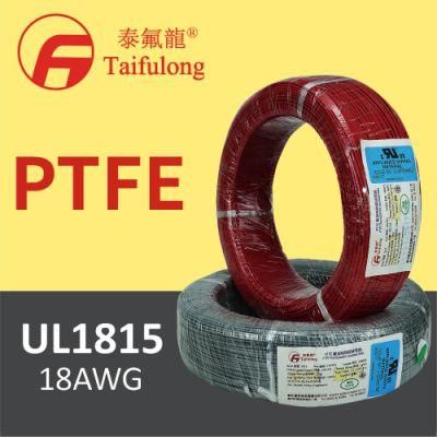 Taifulong PTFE UL1815 18AWG 250&deg; C 300V Nickel Plated Copper Electric Wire Fluoroplastic Teflon Cable