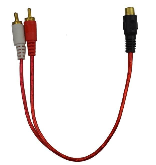 2RCA/3RCA Audio Video Transparent Cable RCA Cable