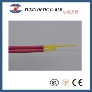 Indoor Communication Double Core Figure8 Aramid Yarn Distribution Fiber Optic Cable