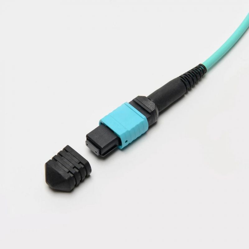 MPO-LC/Upc 8 Core mm Fiber Optic Patch Cord Om3 Cable