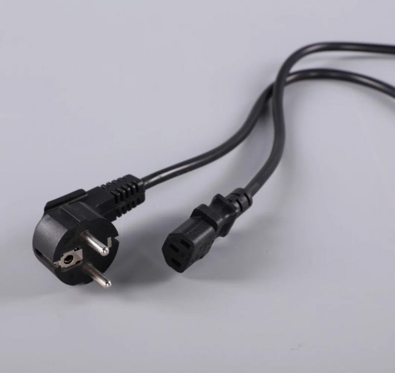 Swiss 3-Pin Prongs Power Cord with Qt1 (AL-331+AL-106)