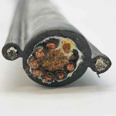 Lift-2s-187 Lift Cable with Two Supporting Steel Wires