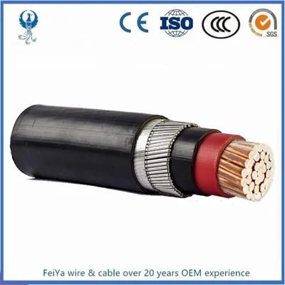 Nyy N2xy Low Voltage Copper/Aluminum Conductor XLPE/PVC Insulated Swa Armoured Underground Cable Electrical Power Cable